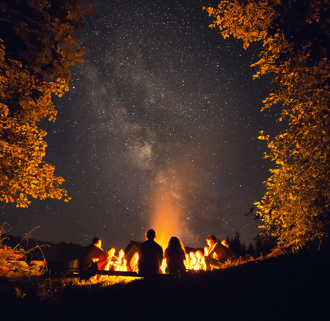 outdoor night camping