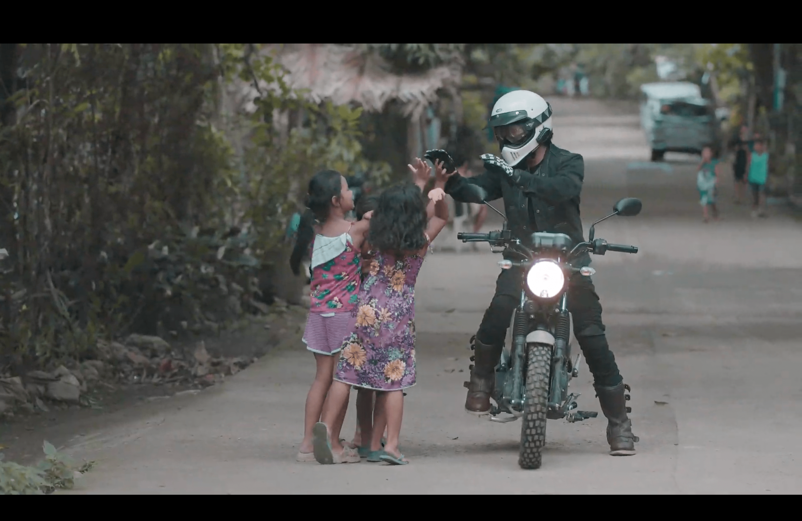 highfive with a rider min
