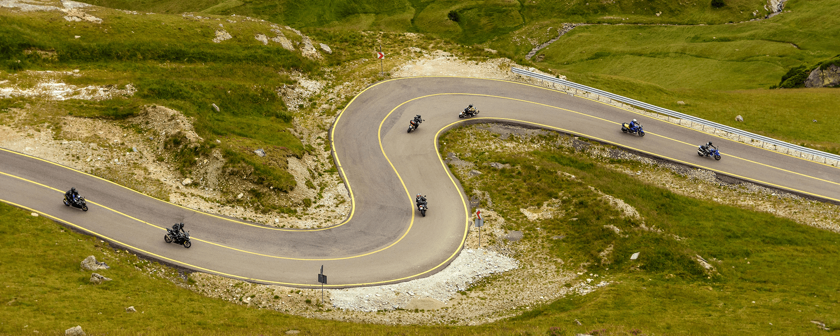 motorcycle riders on a trail