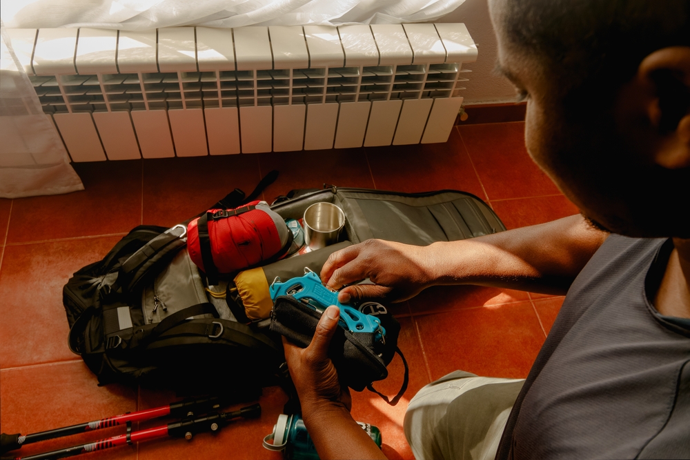 packing for a camping trip