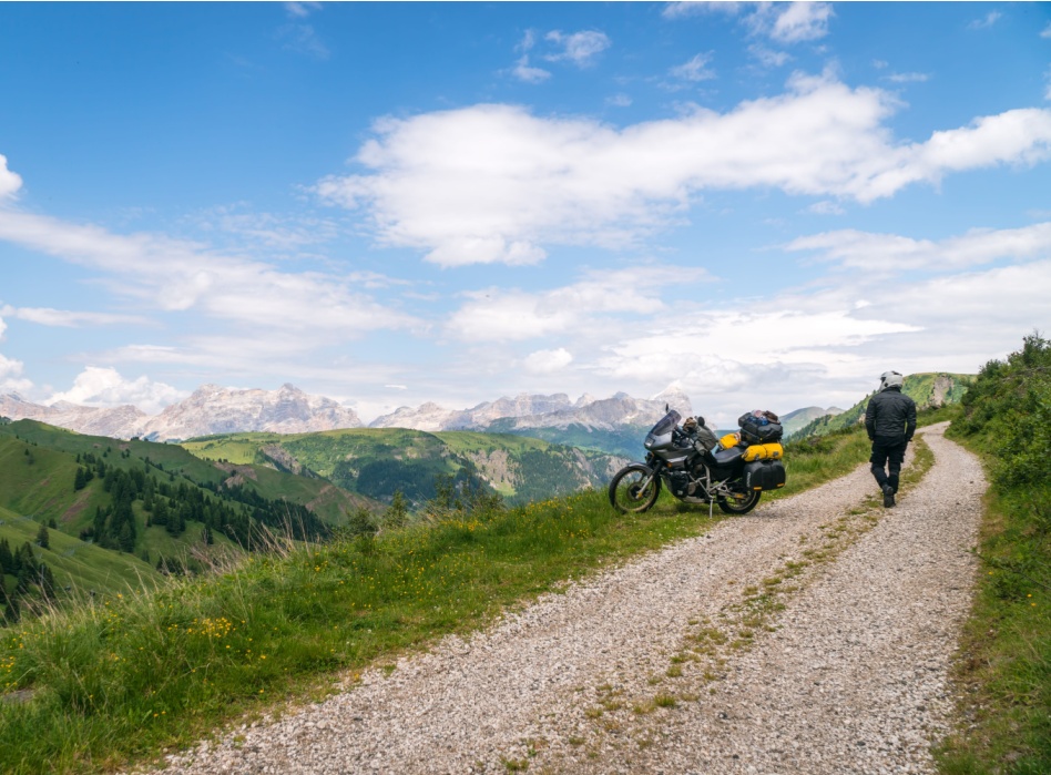 train before going on the trail itself
